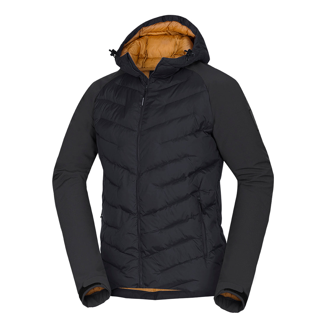 Men's insulated jacket combination with softshell NIKOLAS