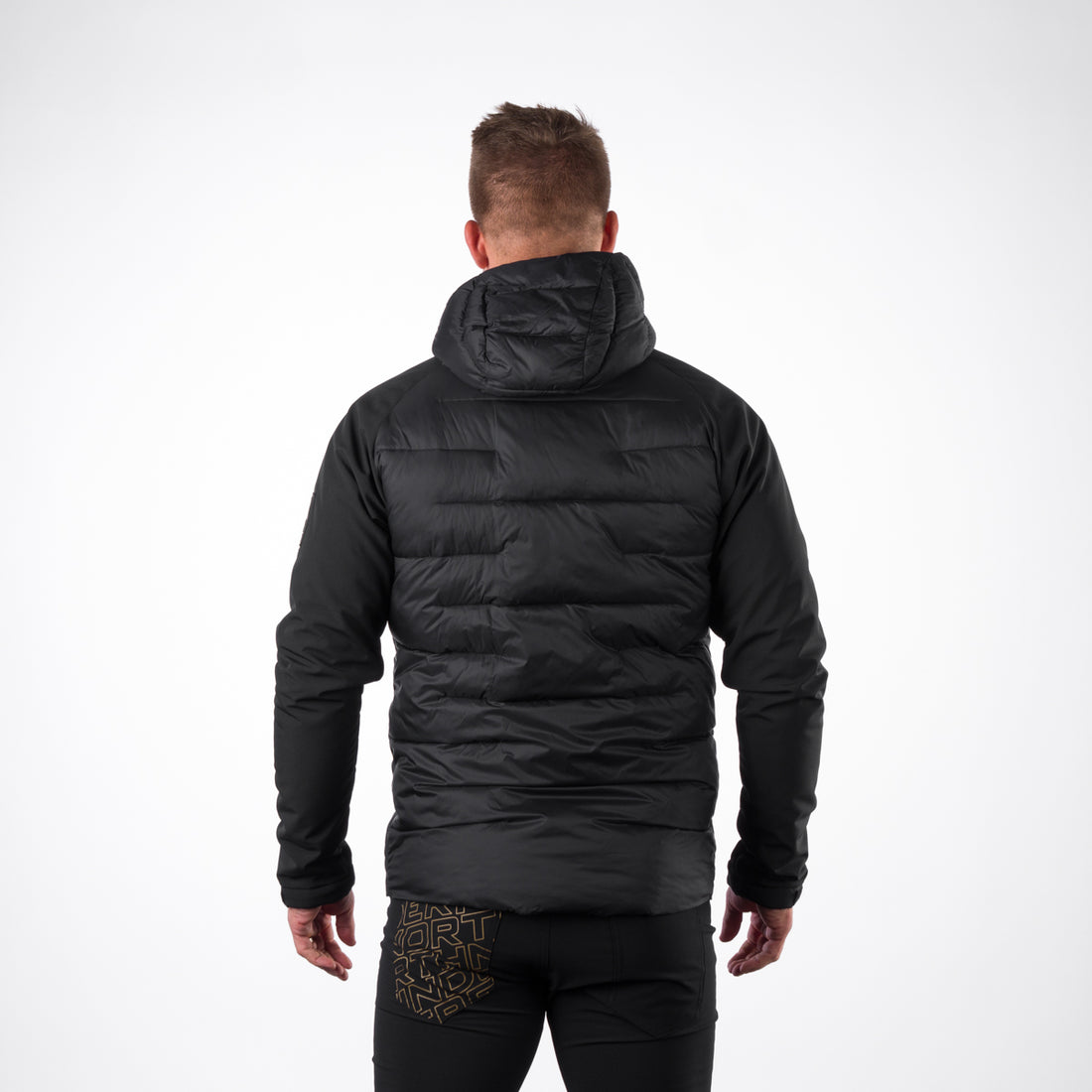 Men's insulated jacket combination with softshell NIKOLAS