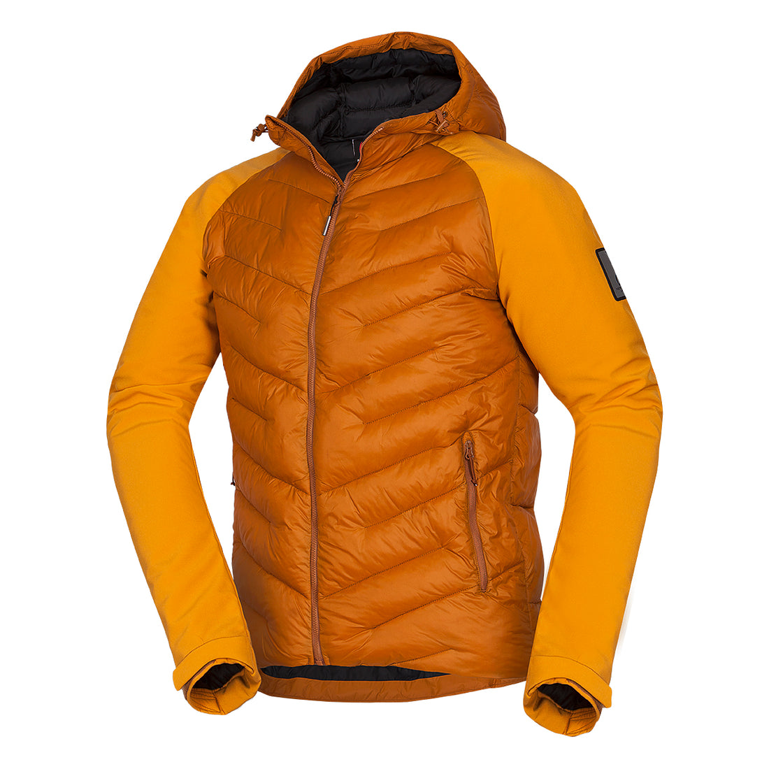 Men's insulated jacket combination with softshell NIKOLAS