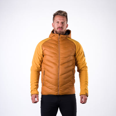 Men's insulated jacket combination with softshell NIKOLAS