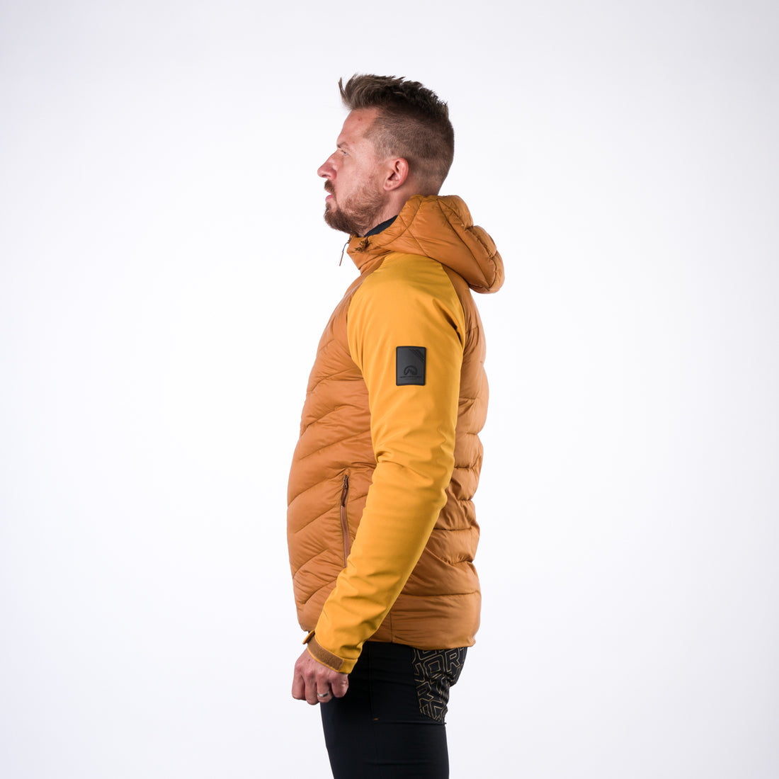 Men's insulated jacket combination with softshell NIKOLAS