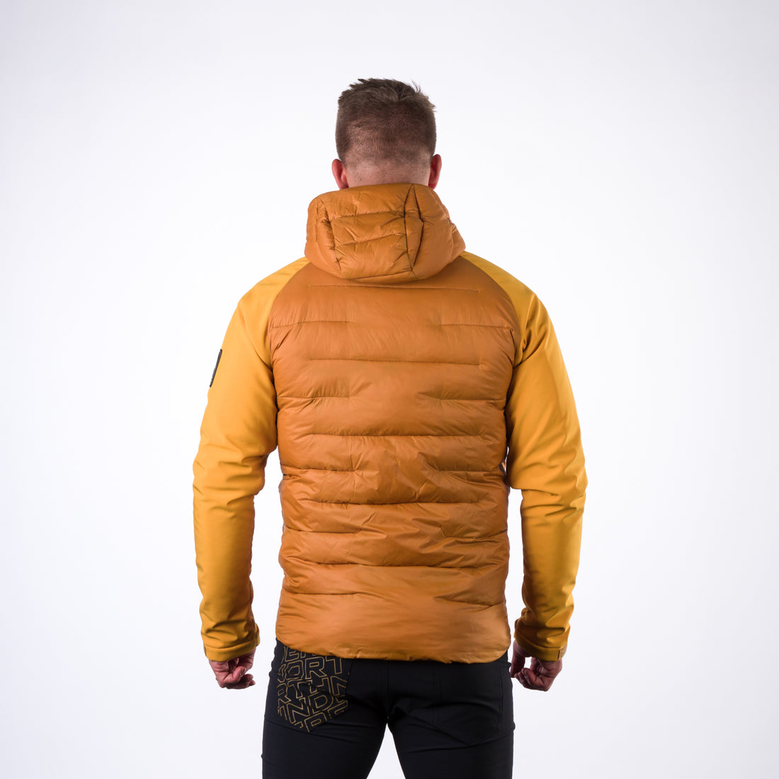 Men's insulated jacket combination with softshell NIKOLAS