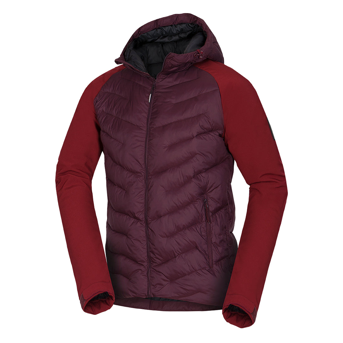 Men's insulated jacket combination with softshell NIKOLAS