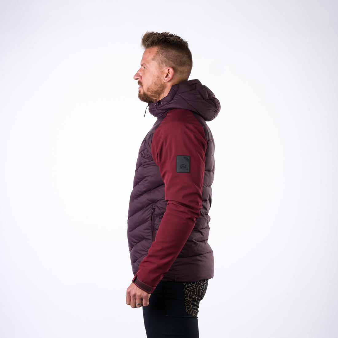 Men's insulated jacket combination with softshell NIKOLAS