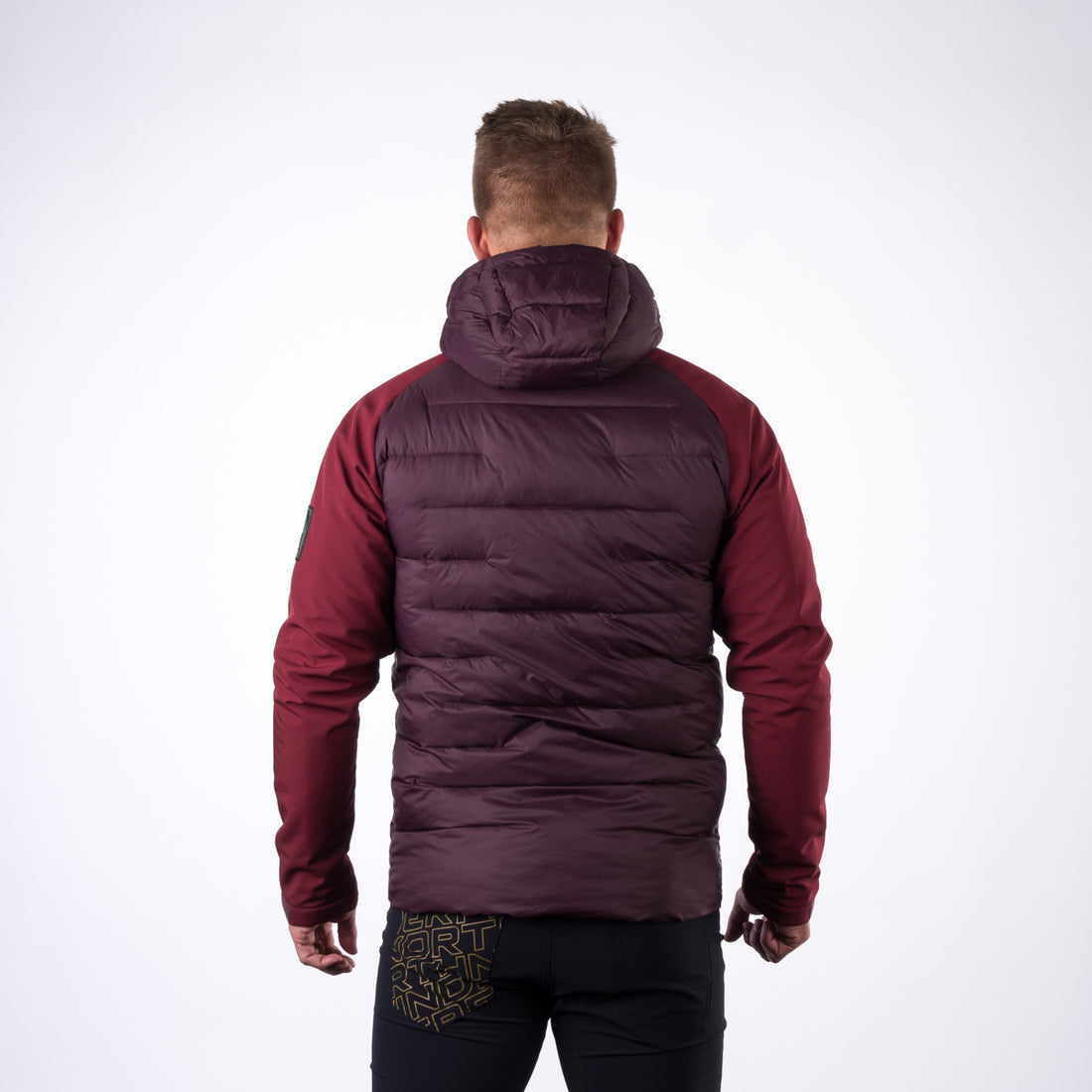 Men's insulated jacket combination with softshell NIKOLAS