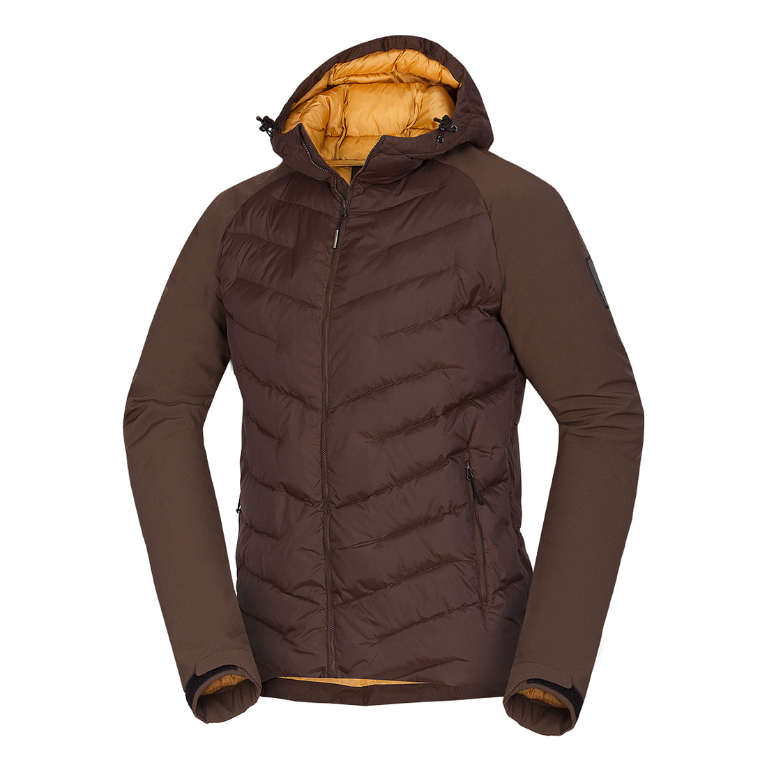 Men's insulated jacket combination with softshell NIKOLAS