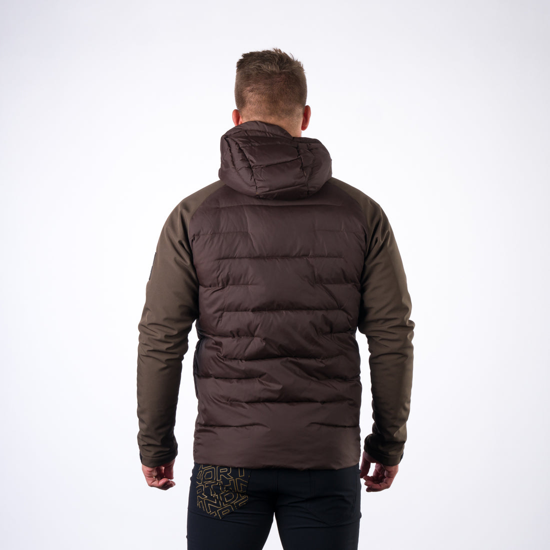 Men's insulated jacket combination with softshell NIKOLAS
