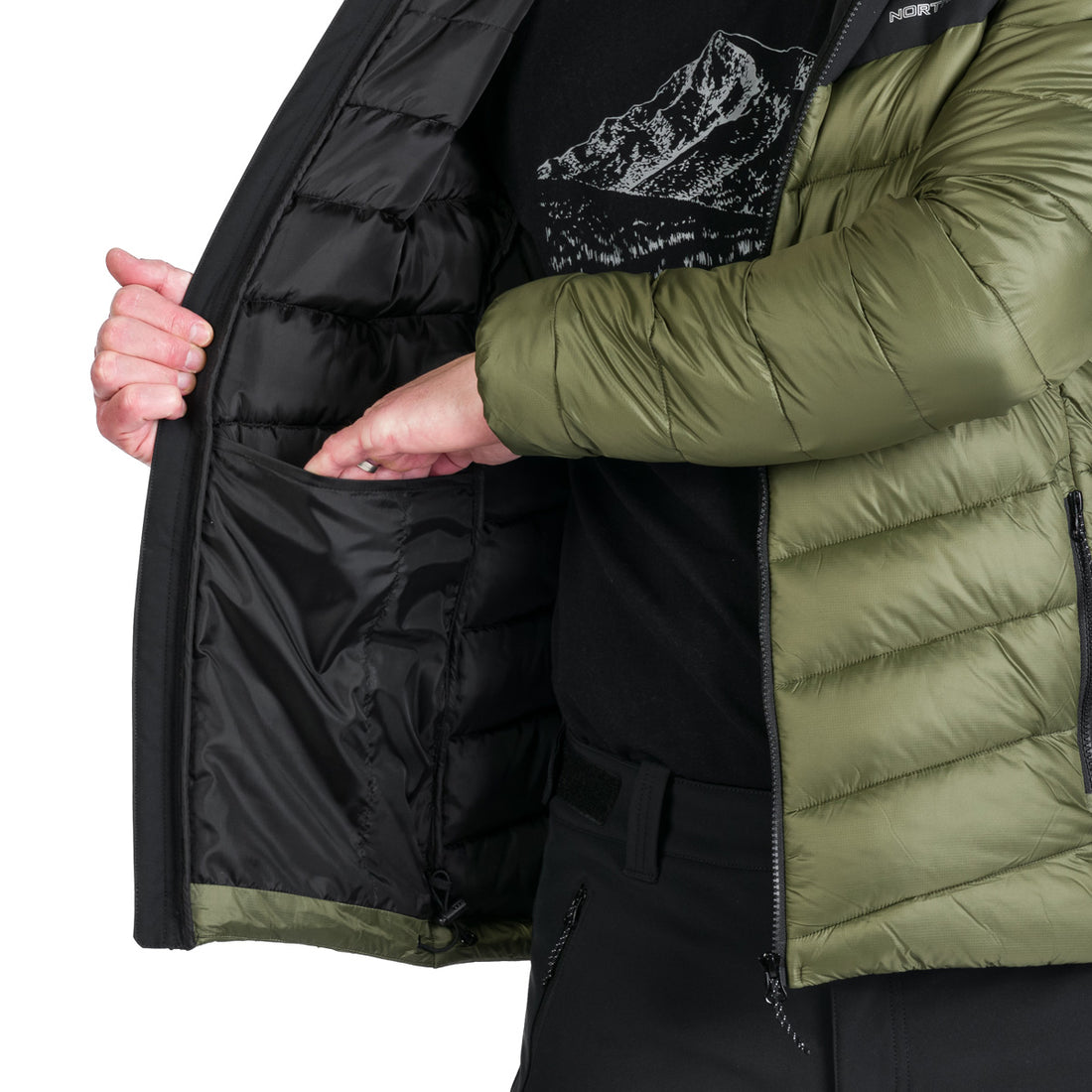 Men's insulated outdoor jacket FEDERICO