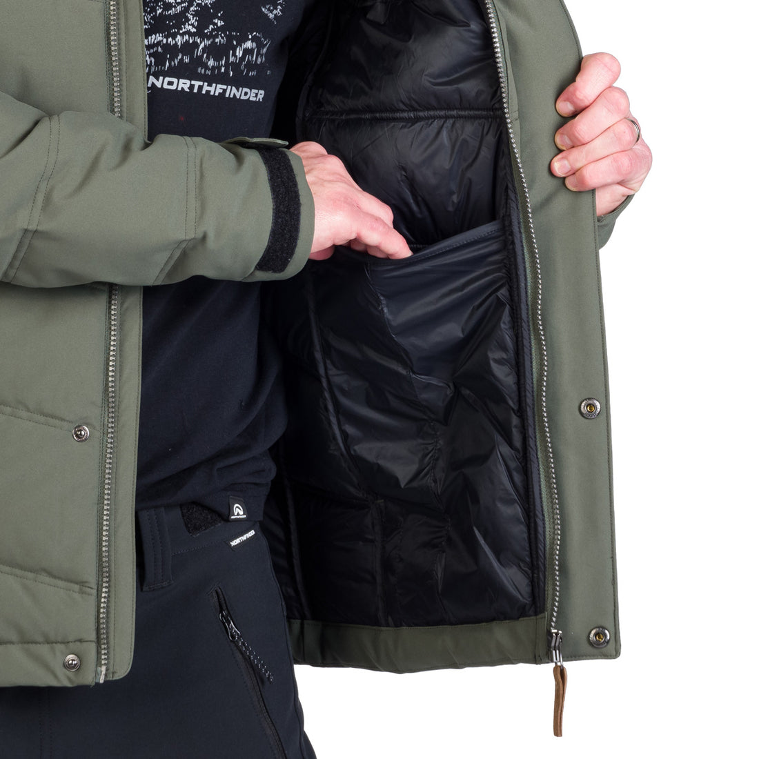 Men's jacket in earthy colors CAMILLO