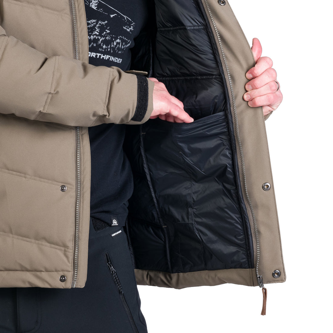 Men's jacket in earthy colors CAMILLO