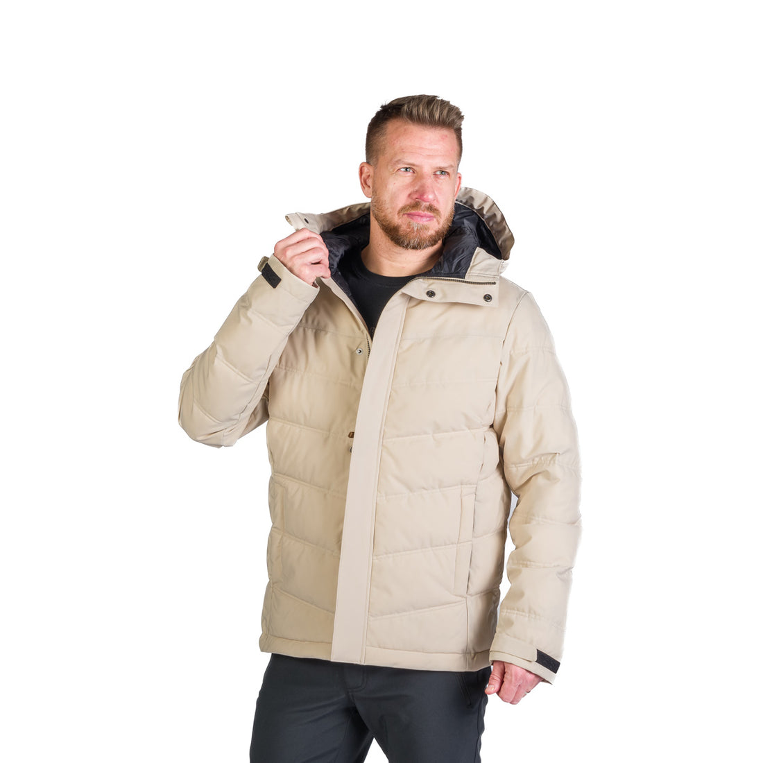 Men's jacket in earthy colors CAMILLO