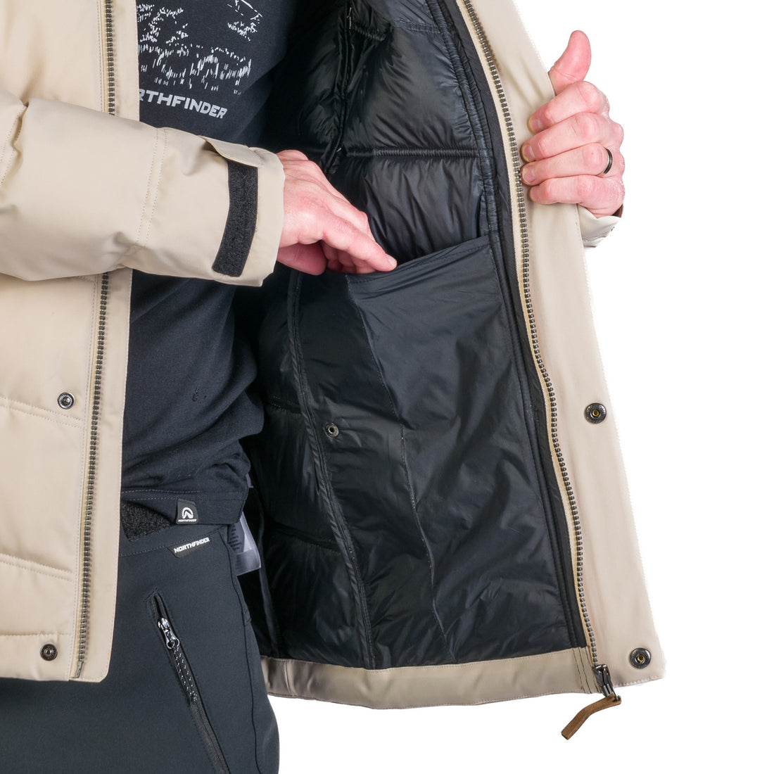 Men's jacket in earthy colors CAMILLO