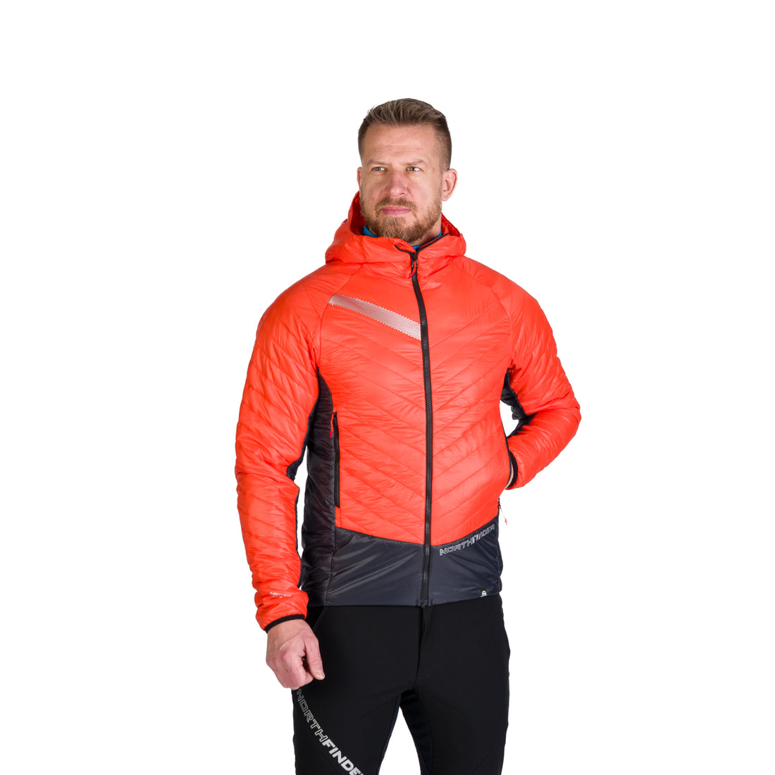 Men's lightweight insulating ski-touring jacket Primaloft® OHNISTE 1