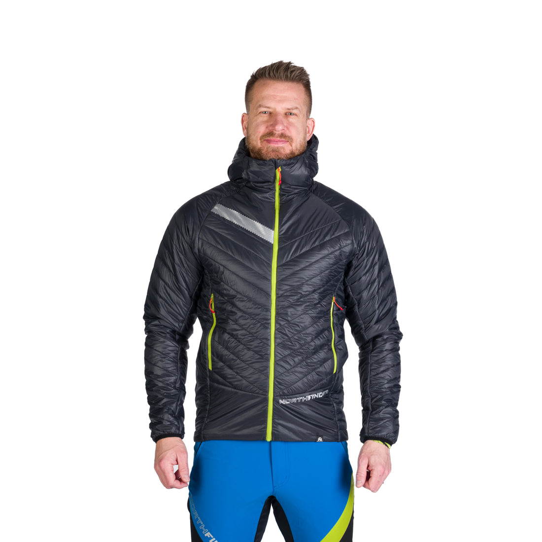 Men's lightweight insulating ski-touring jacket Primaloft® OHNISTE 1