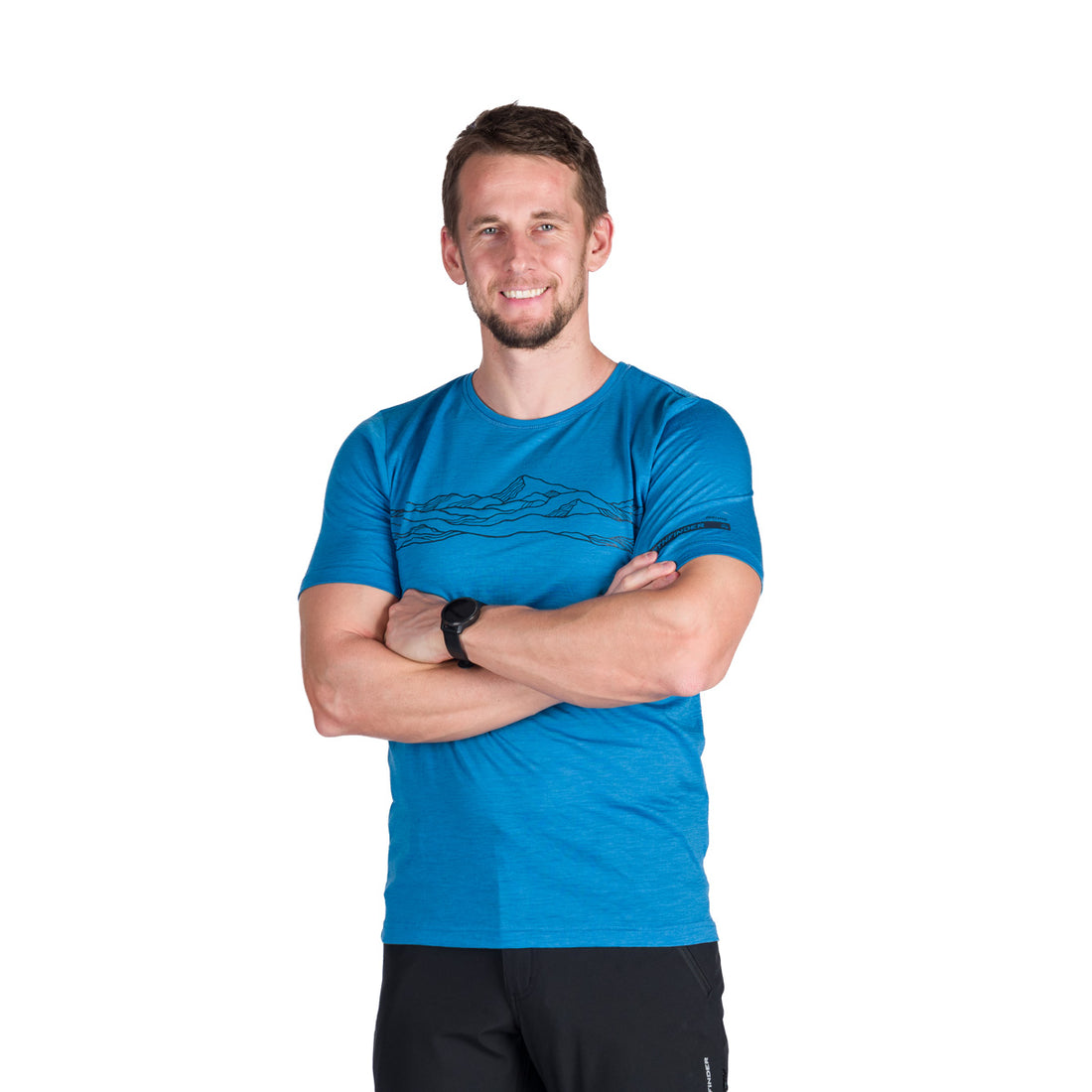  Men's outdoor merino t-shirt RAINER