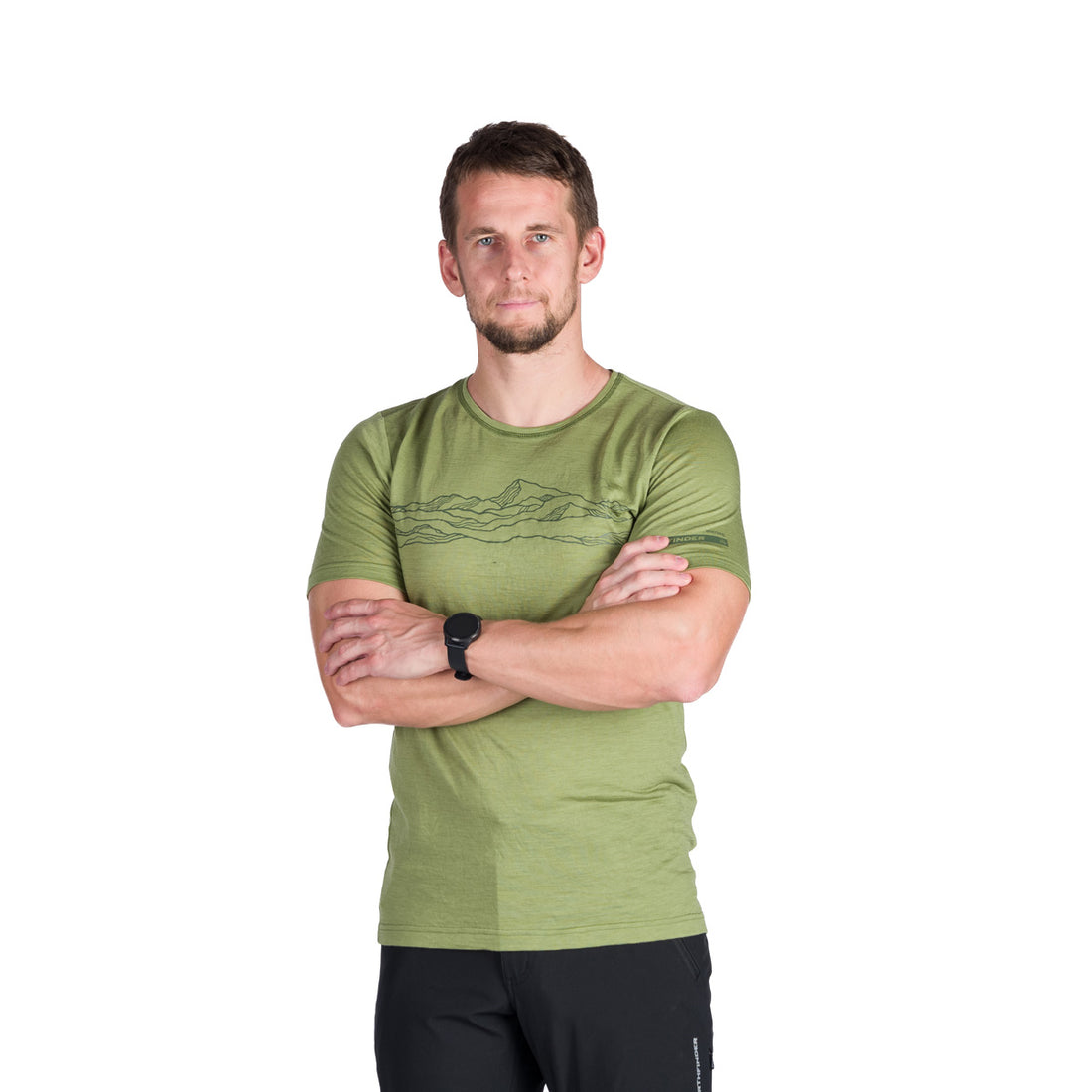  Men's outdoor merino t-shirt RAINER