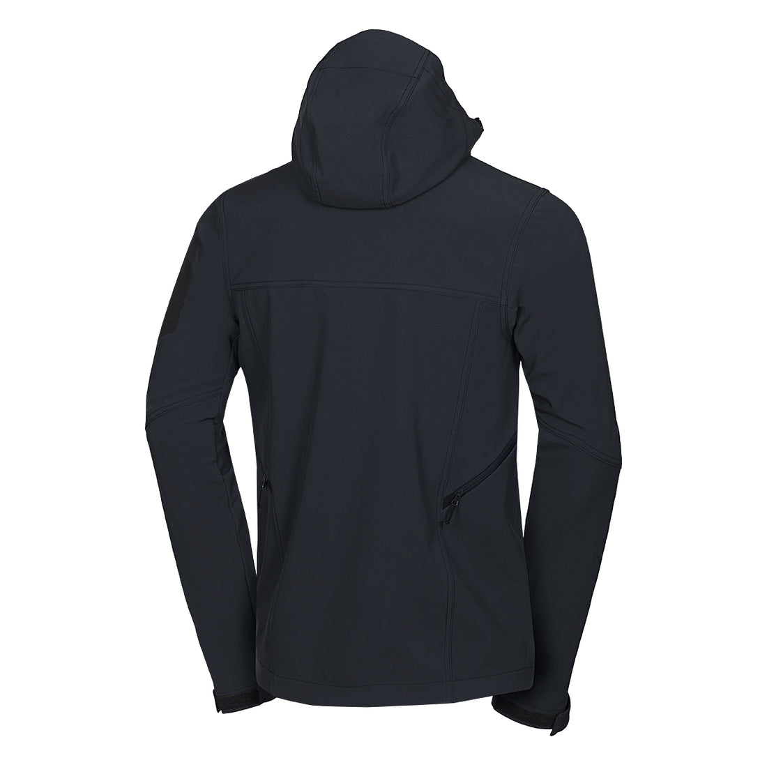 Men's outdoor softshell jacket with removable hood GIULIO
