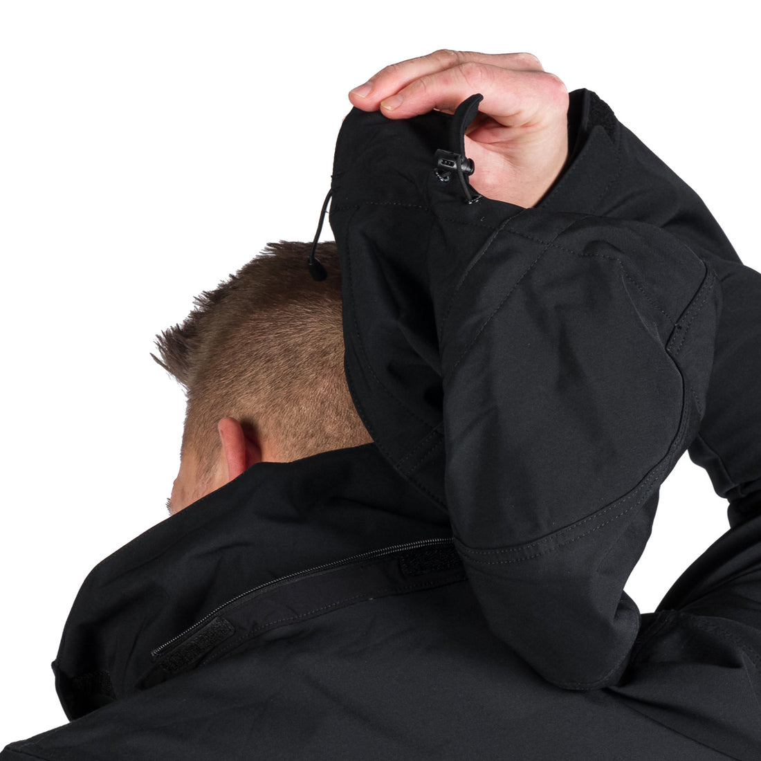Men's outdoor softshell jacket with removable hood GIULIO