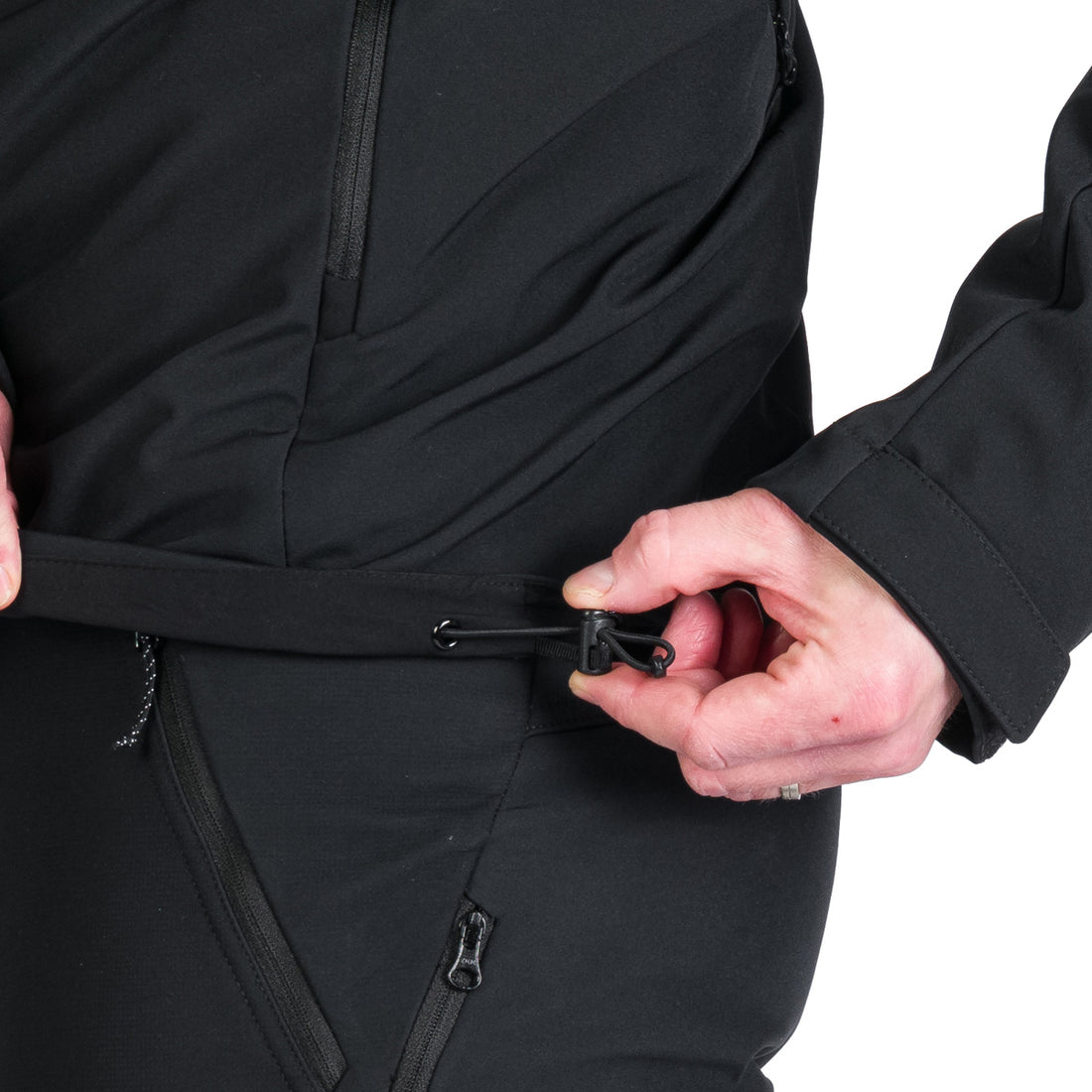 Men's outdoor softshell jacket with removable hood GIULIO