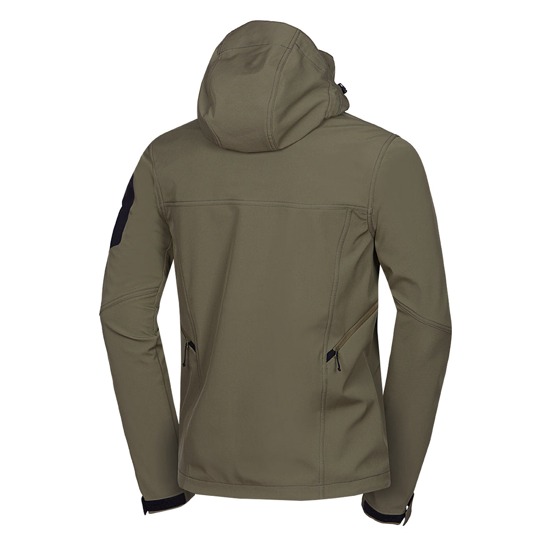 Men's outdoor softshell jacket with removable hood GIULIO
