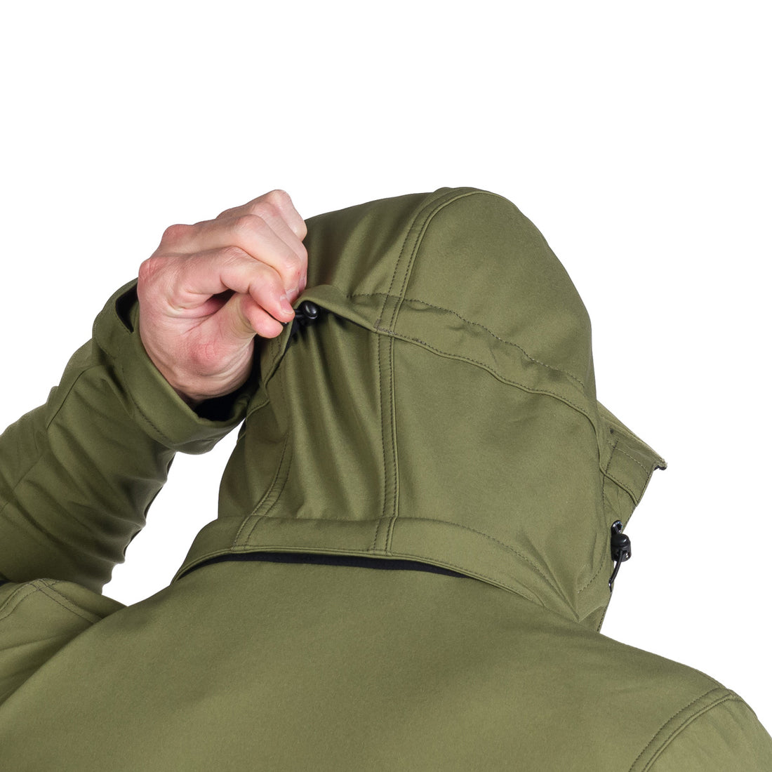 Men's outdoor softshell jacket with removable hood GIULIO