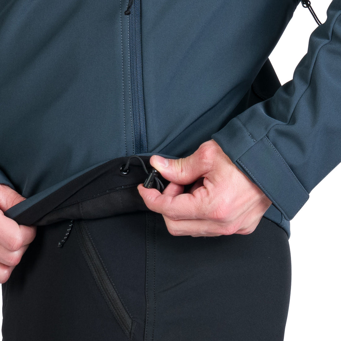 Men's outdoor softshell jacket with removable hood GIULIO