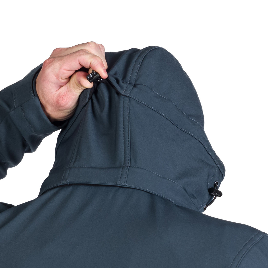 Men's outdoor softshell jacket with removable hood GIULIO