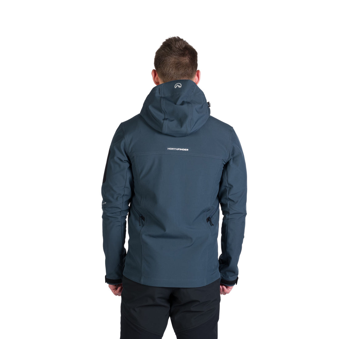 Men's outdoor softshell jacket with removable hood GIULIO