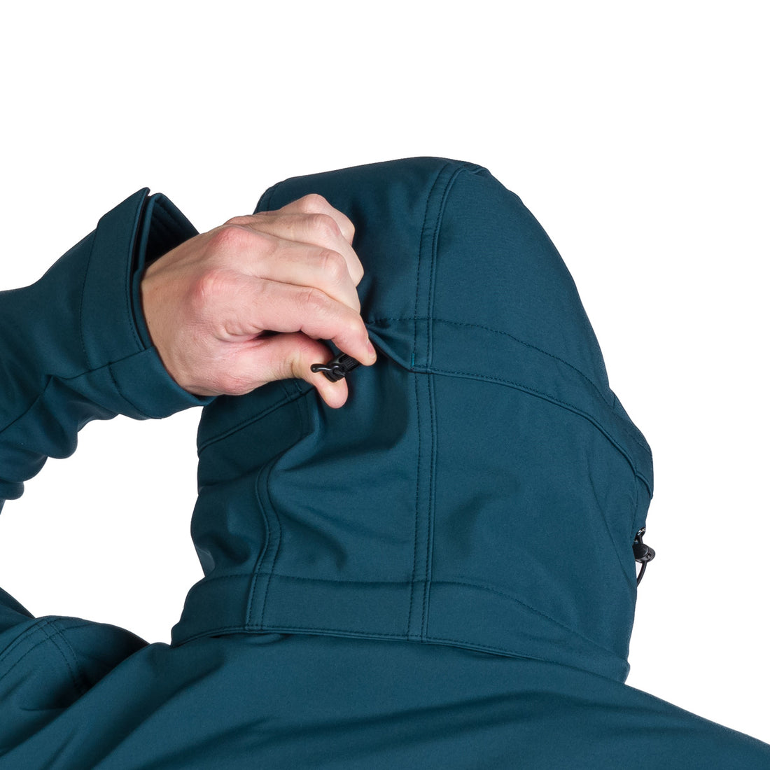 Men's outdoor softshell jacket with removable hood GIULIO