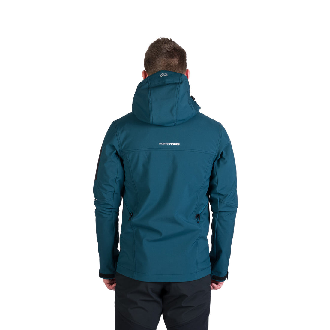 Men's outdoor softshell jacket with removable hood GIULIO