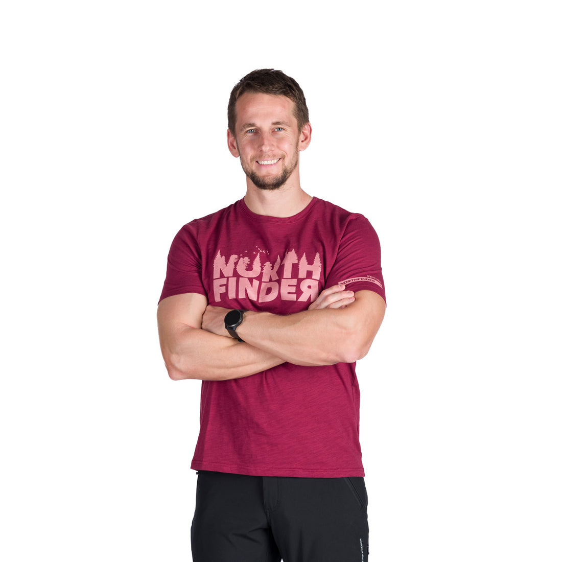  Men's outdoor T-shirt made of organic slub cotton JOSEF