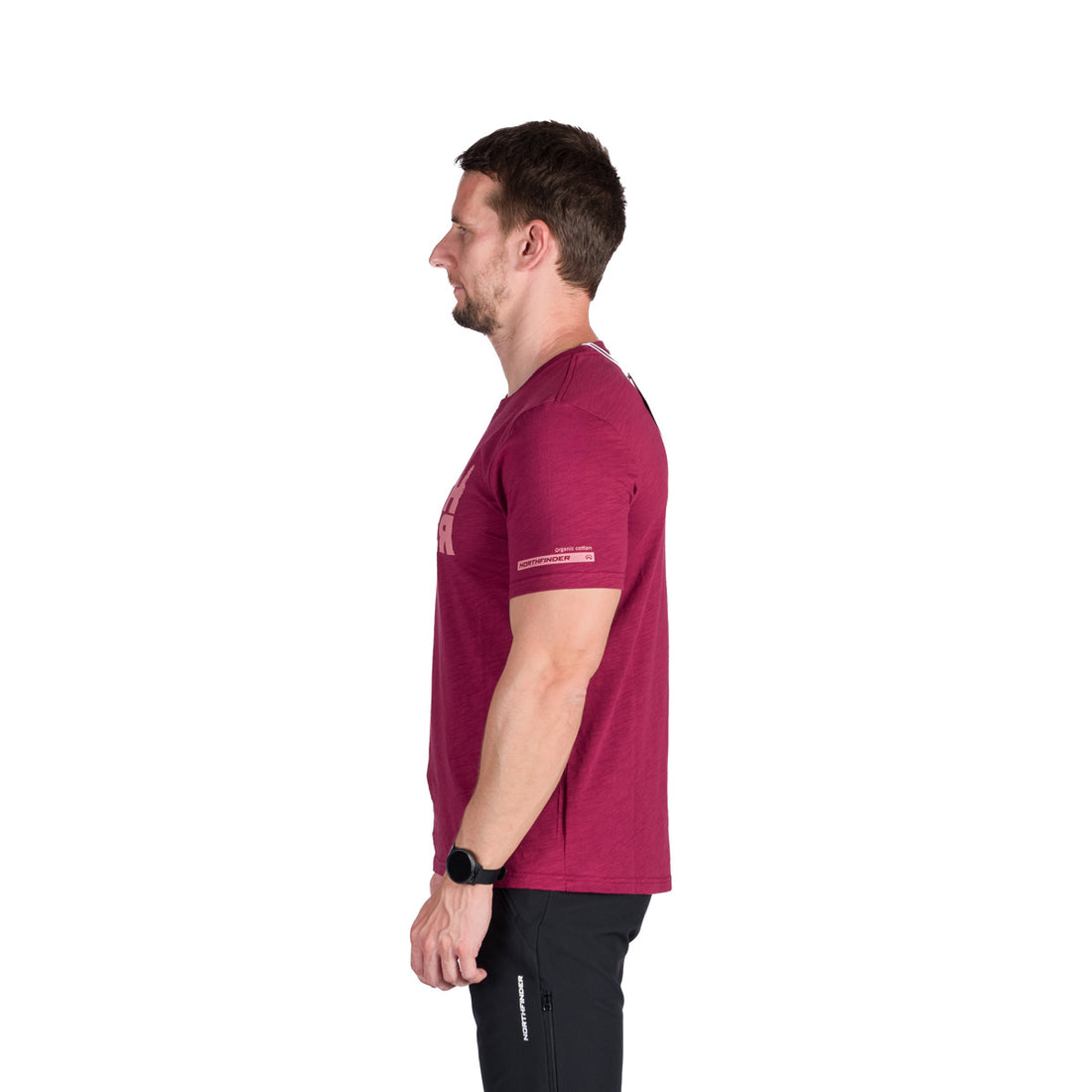  Men's outdoor T-shirt made of organic slub cotton JOSEF