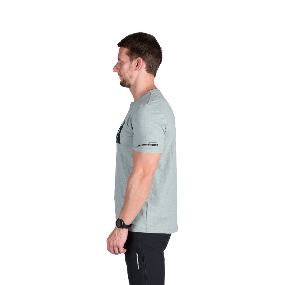  Men's outdoor T-shirt made of organic slub cotton JOSEF