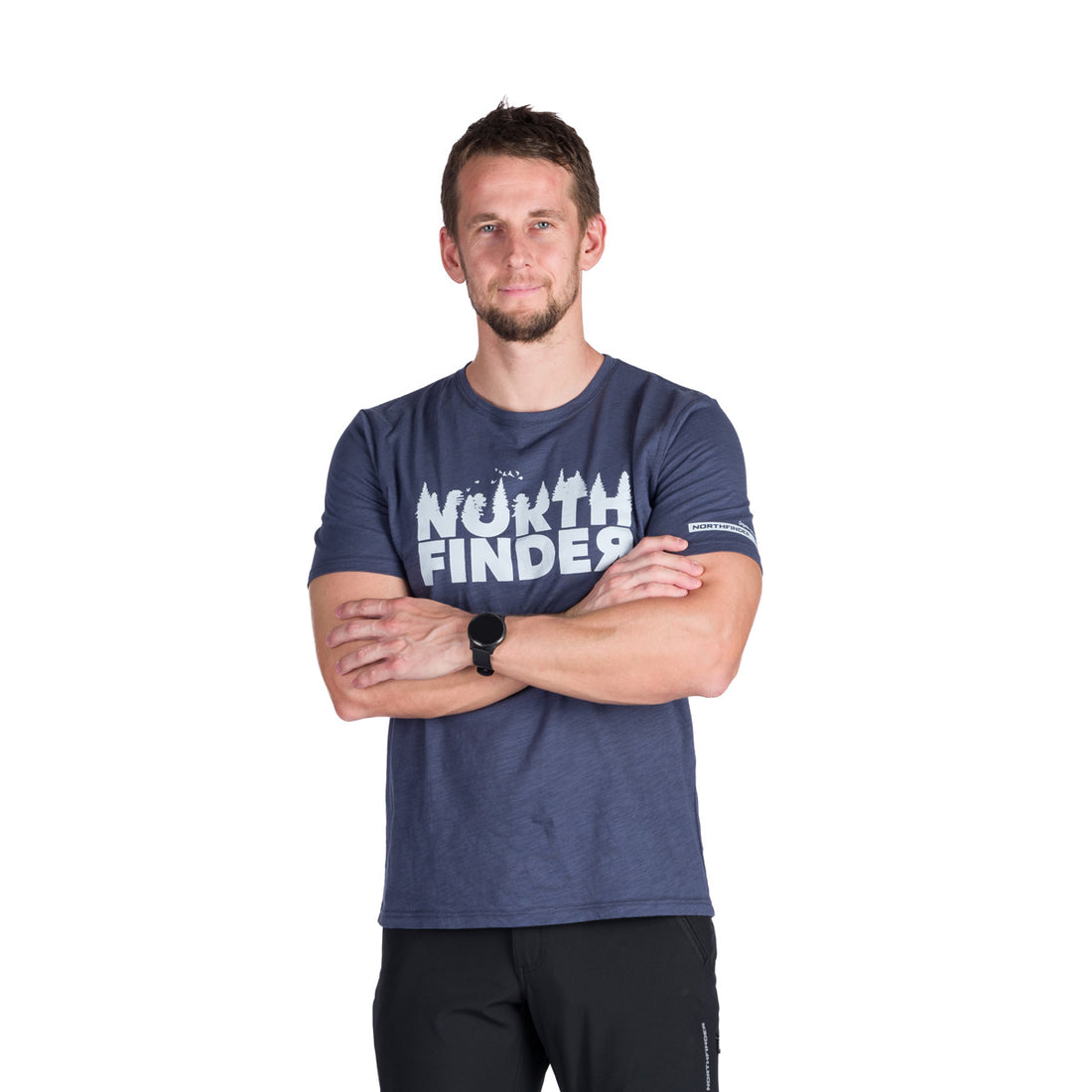  Men's outdoor T-shirt made of organic slub cotton JOSEF