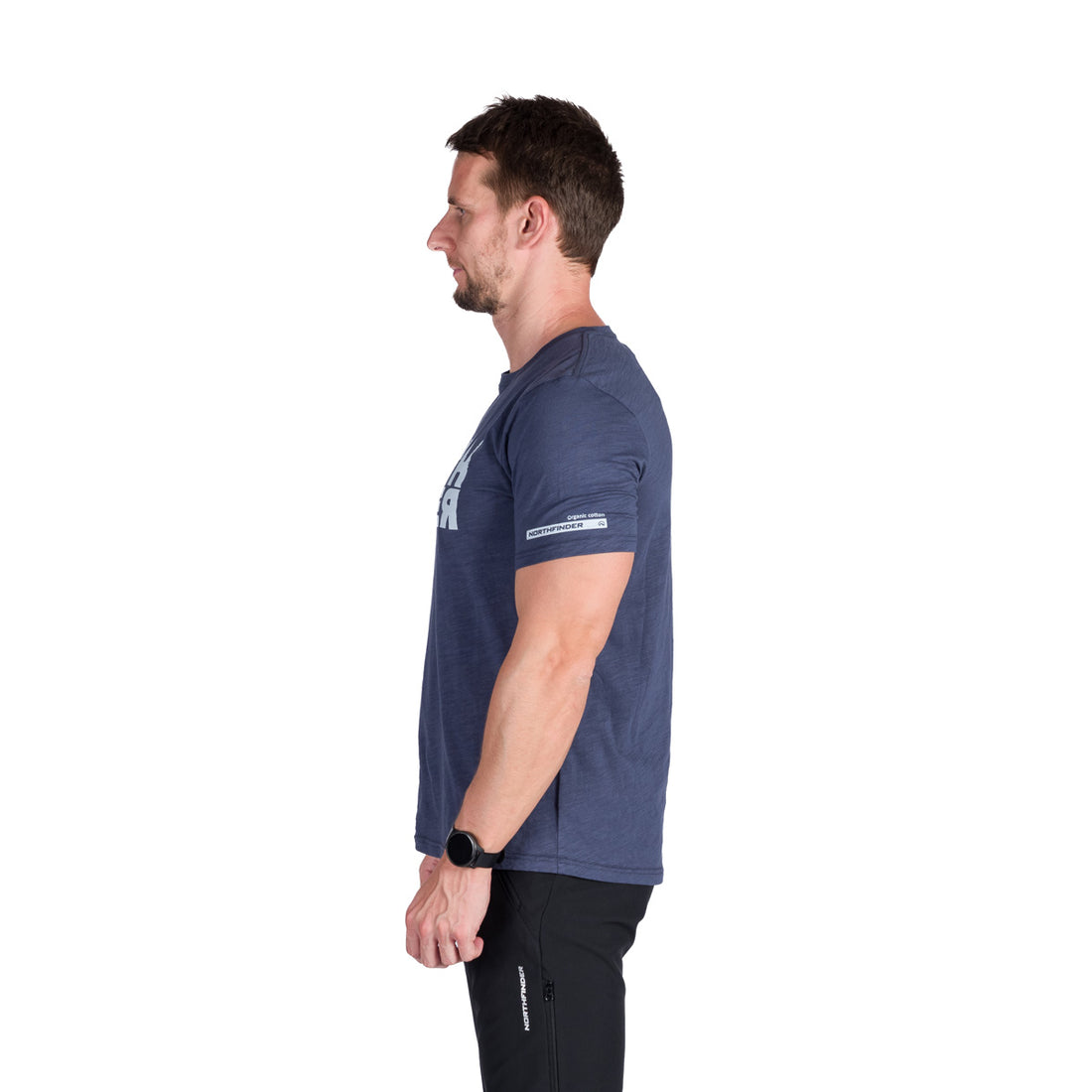  Men's outdoor T-shirt made of organic slub cotton JOSEF