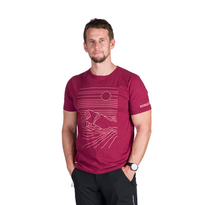  Men's outdoor T-shirt made of organic slub cotton KASPAR