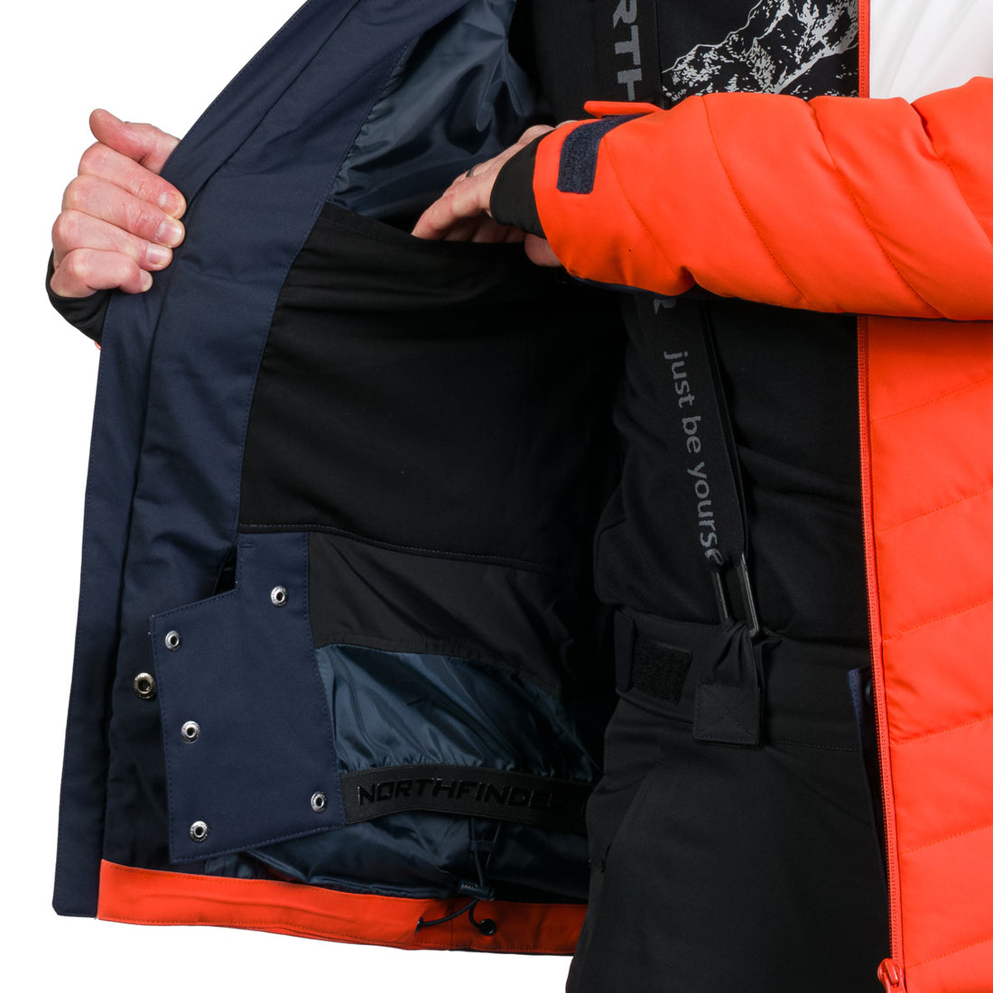 Men's ski insulated comfortable jacket VITTORIO