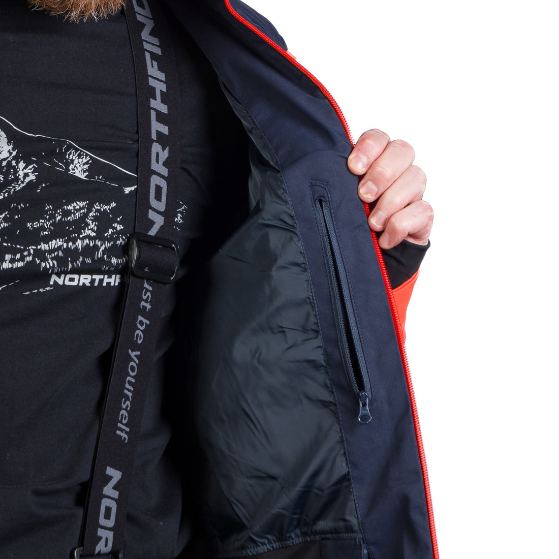 Men's ski insulated comfortable jacket VITTORIO