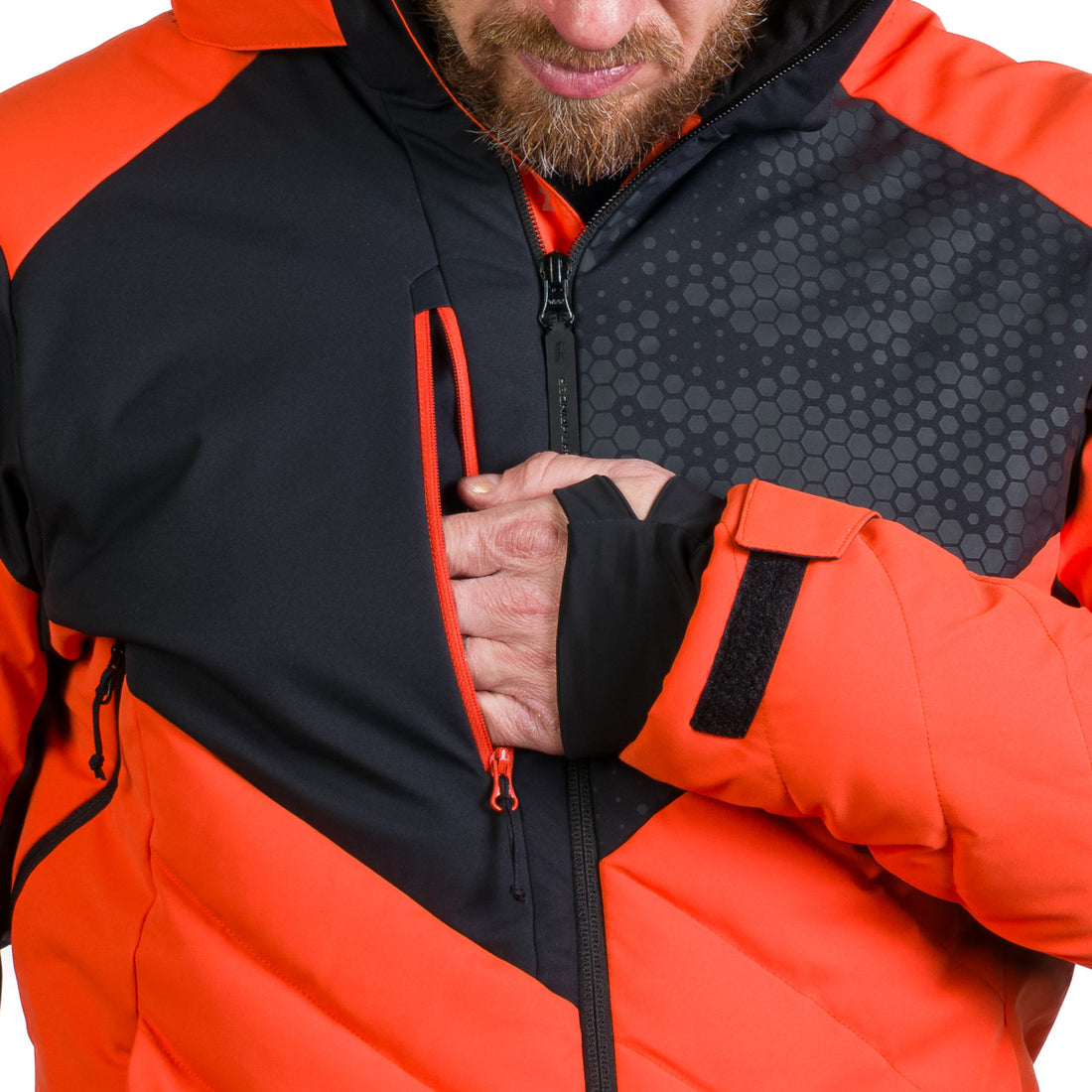Men's ski insulated comfortable jacket ZENO