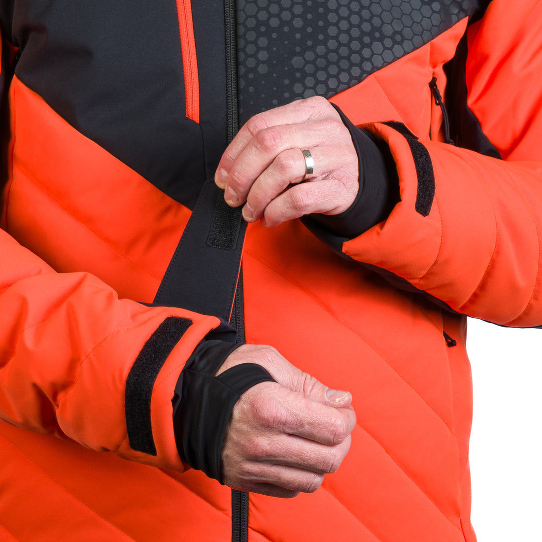 Men's ski insulated comfortable jacket ZENO