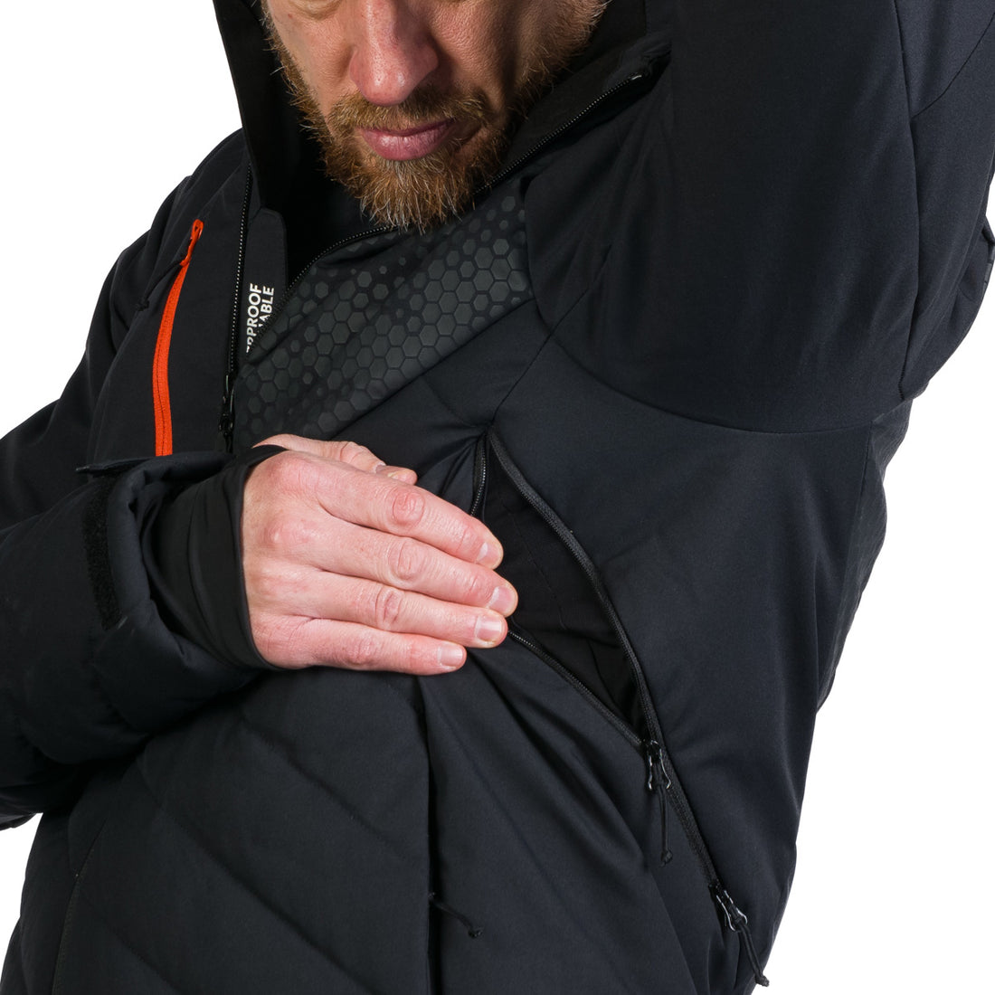 Men's ski insulated comfortable jacket ZENO