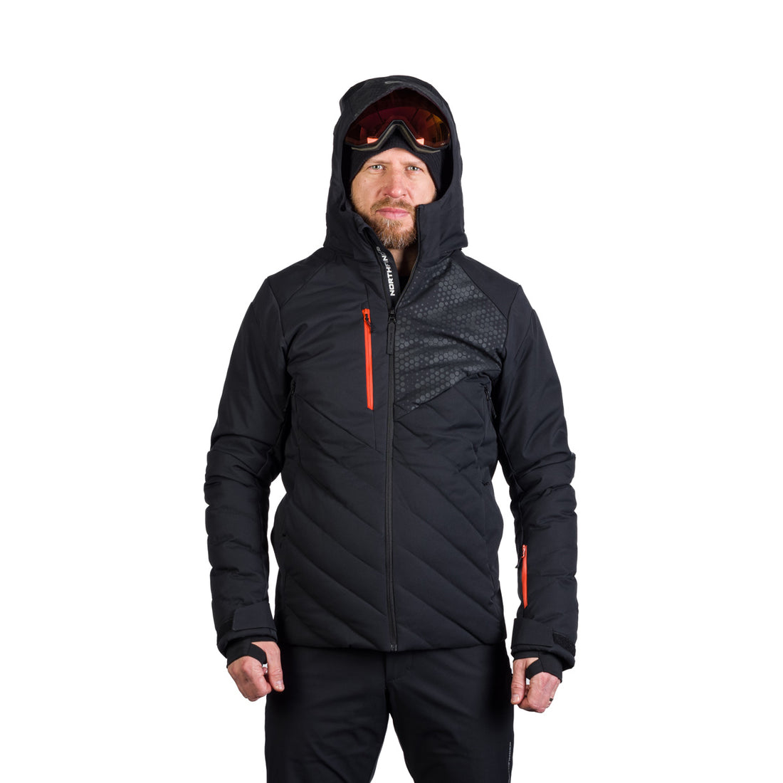Men's ski insulated comfortable jacket ZENO