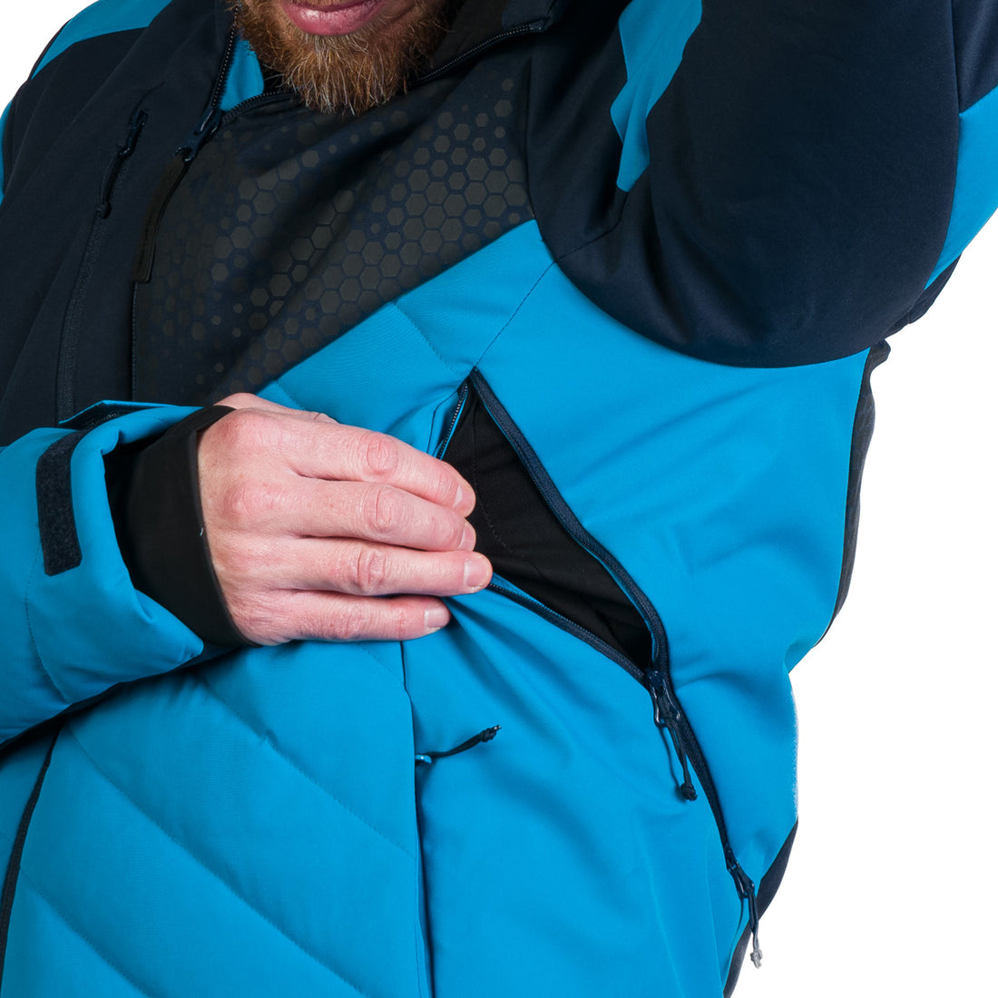 Men's ski insulated comfortable jacket ZENO