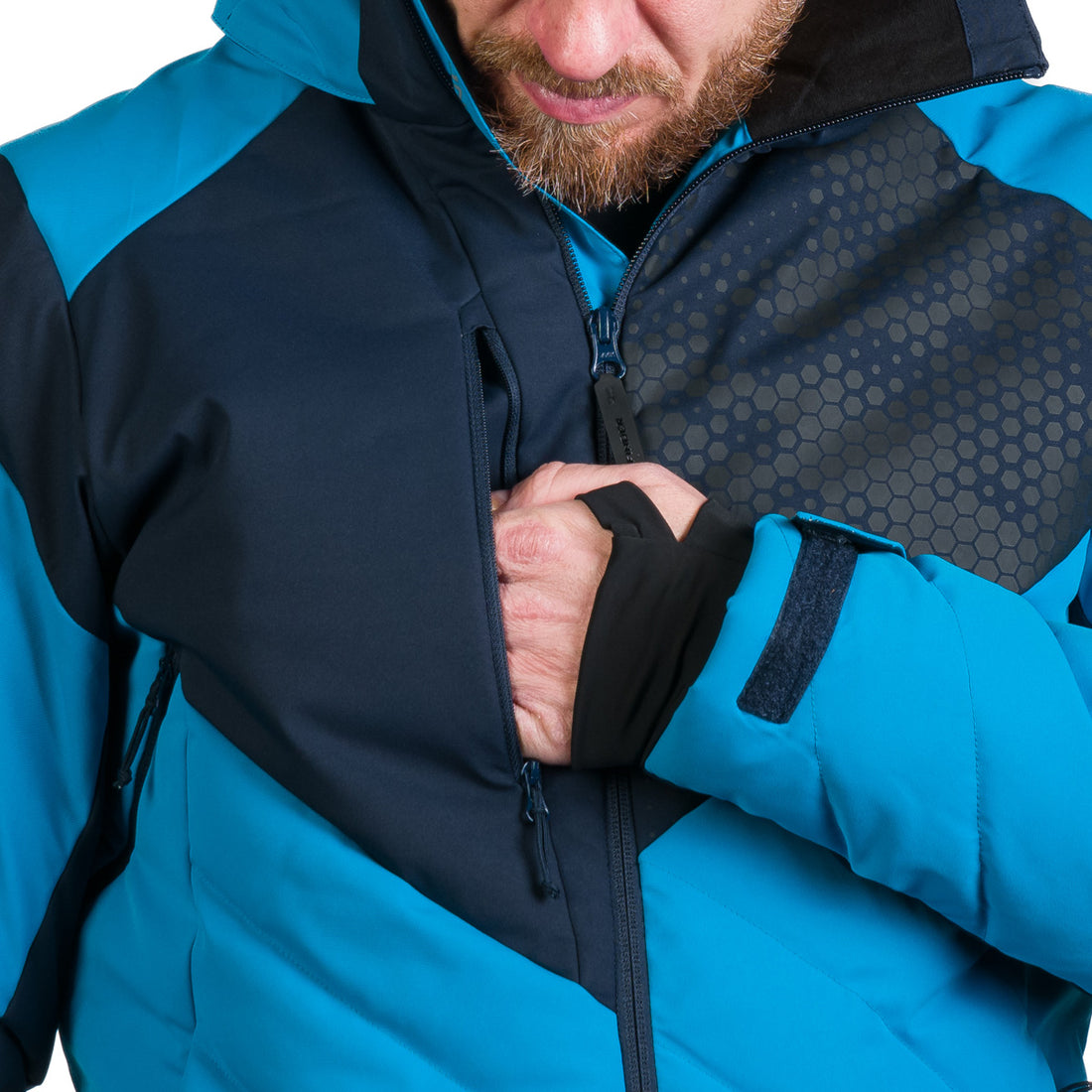 Men's ski insulated comfortable jacket ZENO