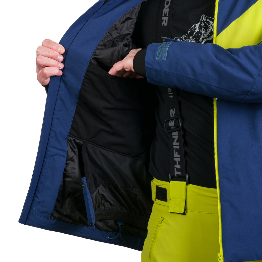 Men's ski insulated trendy jacket HARDY