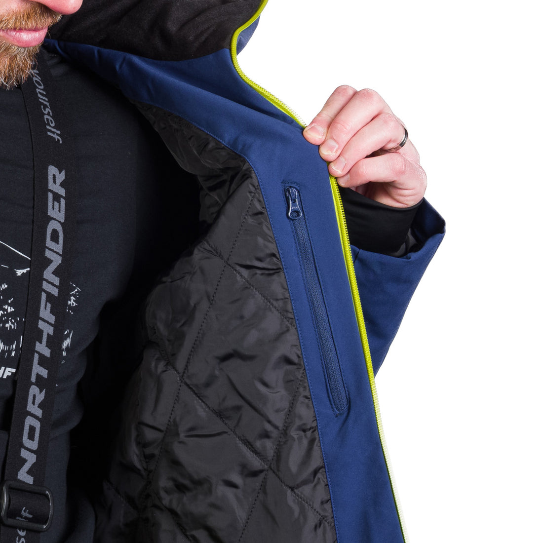 Men's ski insulated trendy jacket HARDY