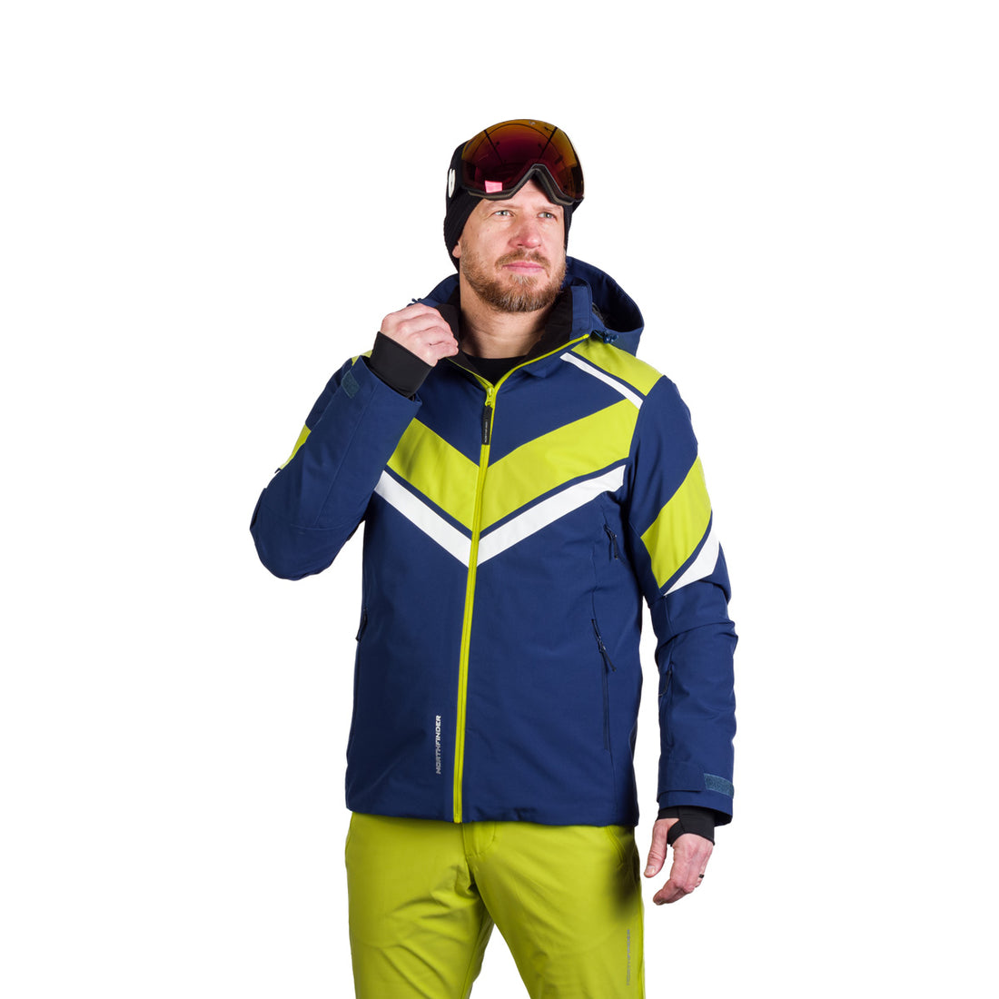 Men's ski insulated trendy jacket HARDY