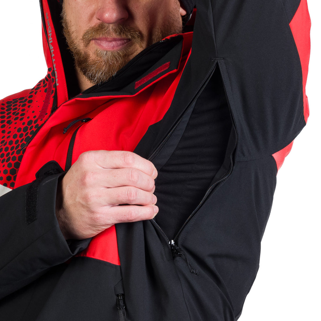 Men's ski insulated trendy jacket WASH