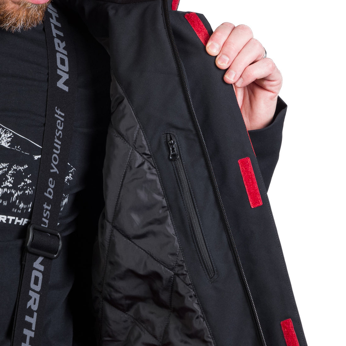 Men's ski insulated trendy jacket WASH
