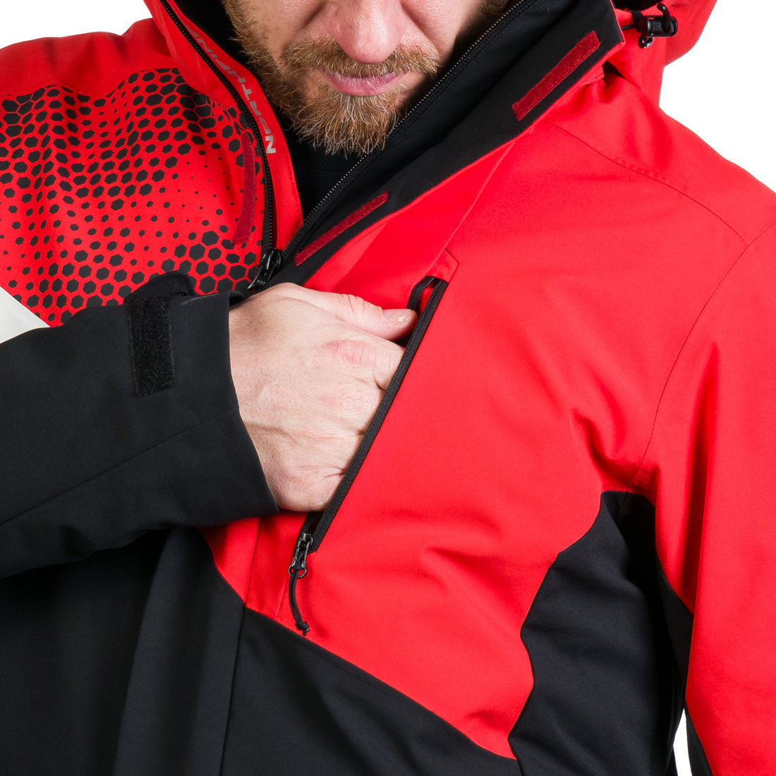 Men's ski insulated trendy jacket WASH